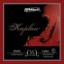 Daddarıo KS512 Cello Tek Tel, Kaplan, 4/4 Scale, Medıum Tensıon,