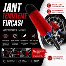 My Brusher Jant Temizleme Fırçası – Yumuşak Kıllı Profesyonel Araç Jant Yıkama Fırçası, Çizmez, Ergonomik Sap
