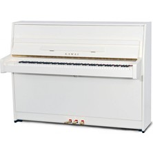 Kawai Kawaı K-15E Wh/p Parlak Beyaz 110 cm Duvar Piyanosu