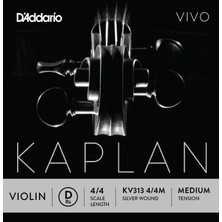 Daddarıo KV313 Keman Tek Tel, Kaplan Vıvo, Scale Length 4/4, D-(R