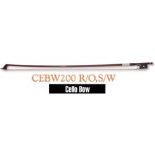 Valencia Valencıa CEBW200 Cello Yay, Scale (4/4), Brezilya Ağacı, Gümüş Bala