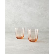 Yakestore Reina Cam El Yapımı 2’li Meşrubat Bardağı Pudra
