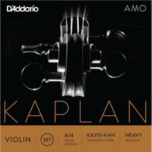 Daddarıo KA310H Keman Tel Seti, Kaplan Amo, 4/4 Scale, Heavy Tensı
