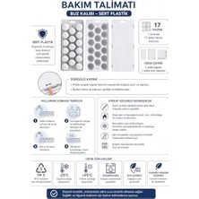 Yakestore Buz Kalıbı Tekli, Sürgülü Kapak Sert Plastik 17 Hazneli Ikiz Buzluk Seti, Buzluk, Buz Kabı, Buz Haznesi, Buz Kalıpları, Buz Tepsileri, Buz, Buz Yapma Kalıbı, Çok Amaçlı Buz Küpü Kalıbı