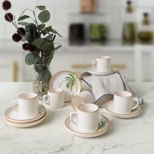 Yakestore Bronze Kahve Takımı 12 Parça 6 Kişilik 22902-03