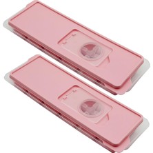Yakestore Silikon Tabanlı Buz Kalıbı, 12 Bölmeli, Yapışmaz Özellikli, Pratik ve Esnek, Premium (2, Pembe)