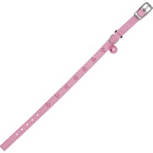 Royalist Pc-16 Pati Baskılı Kedi-Köpek Tasması 10MM*30CM Pembe