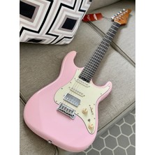 Soloking Ms-11 Classic Mkıı With Rosewood Fb In Shell Pink w/gigbag