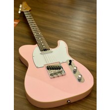 Soloking T-1b Vintage Mkıı With Roasted Maple Neck And Rosewood Fb In Shell Pink w/gigbag