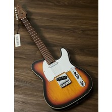 Soloking T-1b Vintage Mkıı With Roasted Maple Neck And Fb In 3-Tone Sunburst w/gigbag