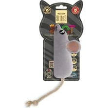 MarkEntegra Peluş Fare Şeklinde Kedi Oyuncağı, Matatabi Içerikli