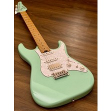 Soloking Ms-1 Classic Mkıı In Seafoam Green And Roasted Maple Fb w/gigbag