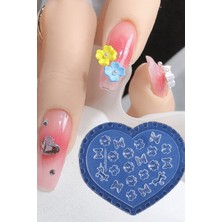 Easy Beauty Nail Art Charm Silikon Kalıp Nail Art Desen Kalıbı, Charm Tırnak Süsleme 3D Silikon Kalıp