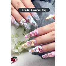 Easy Beauty Nail Art Charm Silikon Kalıp Nail Art Desen Kalıbı, Charm Tırnak Süsleme 3D Silikon Kalıp