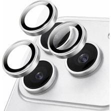 Ennar [safir Lens] iPhone 17 Pro Uyumlu Kolay Kurulum Aparatlı Alüminyum Çerçeveli 9h Kamera Lens Koruyucu