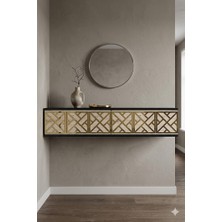 Ceneyra DA1238ATG AREX Dresuar , Antre Hol Rafı Antrasit-Traverten-Gold 120cm