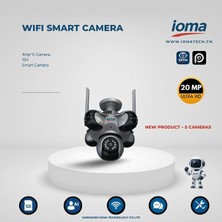 Ioma 5 Lens 5 Ptz Wifi Akıllı Kamera