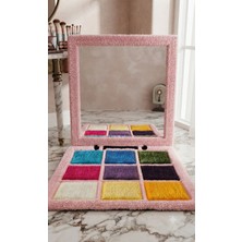 Ekim Tufting Tufting Halı Makyaj Paleti Ayna