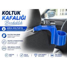 YSN Sounds Araç Koltuk Arkası Bardaklık , Araç Mavi Şişe ve Bardak Tutucu , Kafalık Universal Oto Bardaklık