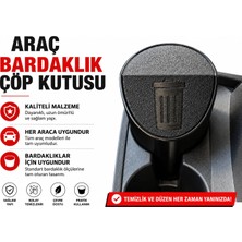 YSN Sounds Araç Çöp Kutusu , Araç Bardaklık Çöp Kovası , Araç Bardaklığa Takılan Çöp Kutusu