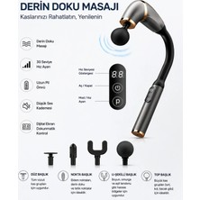 Auhma Masaj Aleti Ergonomik Uzun Saplı Masaj Tabancası - Sırt ve Bel Kas Gevşetici Seti