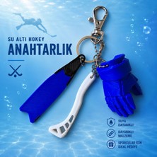 Dinç Spor Su Altı Hokey Temalı 3D Anahtarlık Seti
