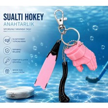 Dinç Spor Su Altı Hokey Temalı 3D Anahtarlık Seti