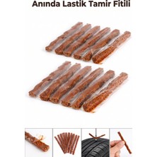 Evgereçlerim Oto Motosiklet Lastik Tamir Fitili Acil Durum Onarım Kiti Tubeless Araçlar Için Güvenilir Yedek Malzeme 10'lu