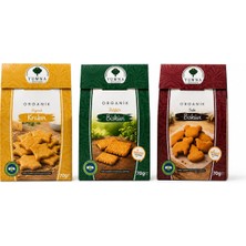 Yumna Organik Organik Sertifikalı Bisküvi-Kraker 3'lü 70GR.