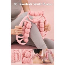 Evgereçlerim Selülit Giderici Masaj Aleti 18 Tekerlekli Sıkılaştırıcı Kas Gevşetici Lenf Drenaj Rulosu