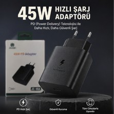 Kolav 45W Pd Hızlı Şarj Adaptörü Type-C Güçlü Şarj Aleti Tüm Cihazlarla Uyumlu