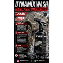 Dynamix Wash Beton/harç Kalıntısı Sökücü 500 ml Asidik Etkili Temizlik Ürünü Araç İçin