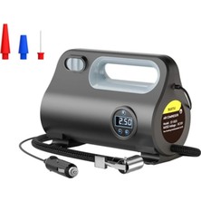 Marsilyan Ally ST-5523 LED Işıklı Taşınabilir Hava Pompası Kompresör Araç Lastik Şişirme Makinesi