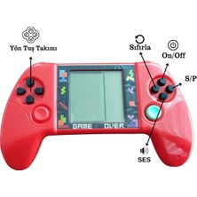Özssay Taşınabilir Tetris Oyun Konsolu Renkli Retro Oyun Aleti Çocuklar Için Eğlenceli Mini Konsol