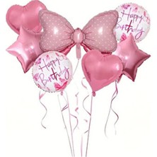 Empressco Renkli 7'li Pembe Balon Seti, Doğum Günü Kutlamaları Için Perfect!