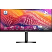 MSI Yenilenmiş 34" Modern MD342CQP 3440X1440 (Uwqhd) Curve 1500R Va 120HZ 1ms Adaptıve-Sync Type-C Monitör