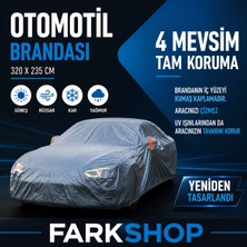 Fiat Egea Peugeot 508 Ile Uyumlu Lüks Araba - Özel Üretim Oto Branda Çift Kat Milfonlu