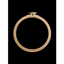 Silkroad Nurge 8mm Vidalı Ağaç Kasnak - No:3 Nakış Kasnağı - 16CM - 8mm