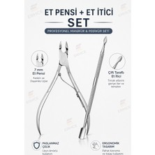 ERHCE Et Pensi + Et Itici Kronk Tırnak Eti Pense ve Krongu Set 2'li