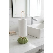 Esranın Dünyası Dekoratif Yeşil Kabaklı Havluluk 34X12 cm (5419)