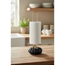 Esranın Dünyası Dekoratif Siyah Kabaklı Havluluk 34X12 cm (5419)
