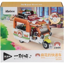Dinç Store 44 P885302 Panlos Brick - One Meow Serisi - Mahua'nın Kargo Aracı 615 Parça Yapım Seti