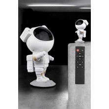 ALFA AKSESUAR 03 Çocuklara Özel Projeksiyon Astronot Lamba Speaker Sevimli