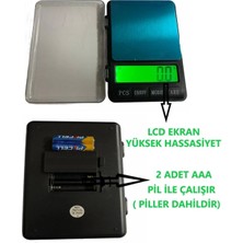 Eco Lounge MH-999 Pratik Dijital Hassas Mutfak Terazisi Hassas Tartı 2000 G /0.01 Gr. Hassasiyet
