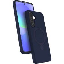 MiraLive Samsung Galaxy A26 Regal Magsafe Standlı Kapak - Lacivert
