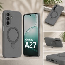 Coolacs Samsung Galaxy A27 Uyumlu Kılıf M-Safe Özellikli Yüzük Standlı Telefon Kılıfı Kapak
