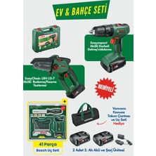 Bosch Easychain 18V-15-7 Şarjlı Budama Testeresi Akülü Zincirli Ağaç Dal Kesme El Testere Darbeli Vidalama