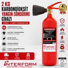 İnterform Interform 2 kg Cq2 Karbondioksit Yangın Söndürme Cihazı