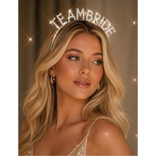 Valmont Marka Team Bride Gümüş Renk Taşlı Bekarlığa Veda Tacı