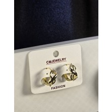CM Jewelry Mia Donna 14K Cmjewelry Sonsuz Kristal Küpe